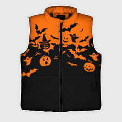 Мужской жилет Хэллоуин тыквы и призраки
