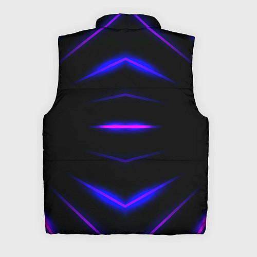 Мужской жилет Color black neon stripes / 3D-Черный – фото 2