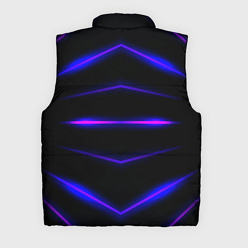 Мужской жилет Color black neon stripes / 3D-Черный – фото 2