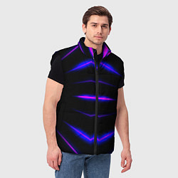 Мужской жилет Color black neon, цвет: 3D-черный — фото 2