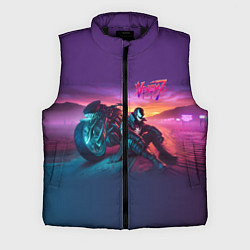 Мужской жилет Venom near his motorcycle - ai art fantasy