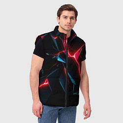 Мужской жилет Neon multicolored, цвет: 3D-черный — фото 2