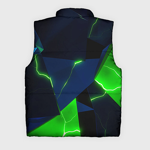 Мужской жилет Neon tile green / 3D-Черный – фото 2