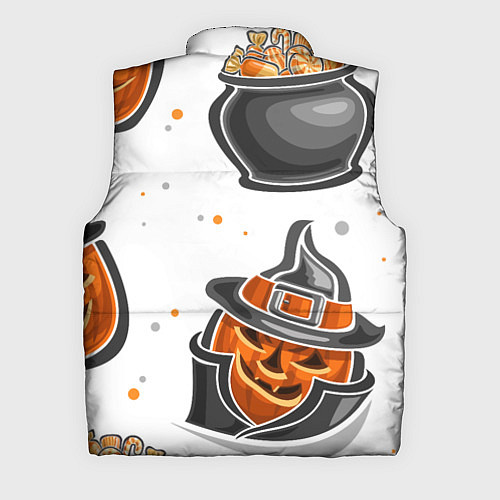 Мужской жилет Candy halloween / 3D-Черный – фото 2