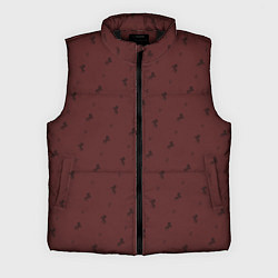 Мужской жилет Конь на фоне цвета гранж