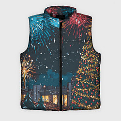 Мужской жилет Новогодний салют