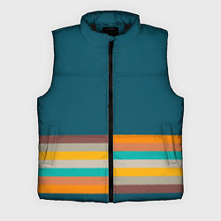 Мужской жилет Индиго и шумовой градиент заката с текстурой, цвет: 3D-черный