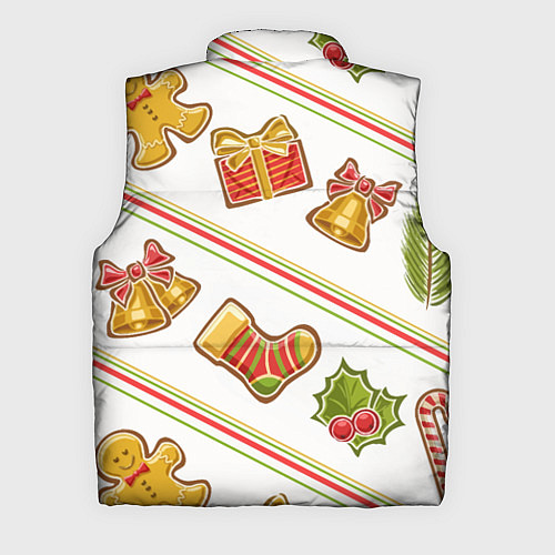 Мужской жилет Рождественский дух / 3D-Черный – фото 2