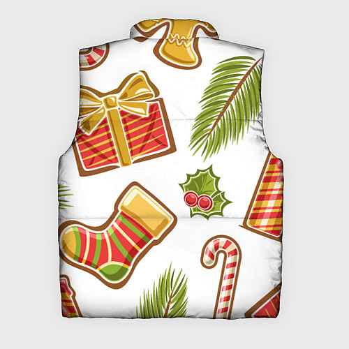 Мужской жилет Рождественский вайб / 3D-Черный – фото 2