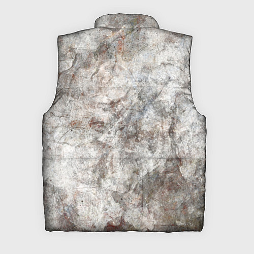 Мужской жилет Абстракция - gray limestone / 3D-Черный – фото 2
