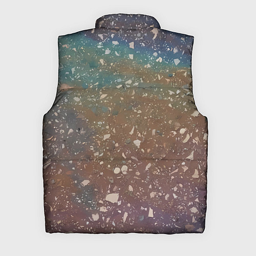 Мужской жилет Мокрый маслянный асфальт / 3D-Черный – фото 2