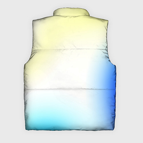 Мужской жилет Color yellow blue white / 3D-Черный – фото 2