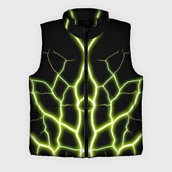 Мужской жилет Color green black