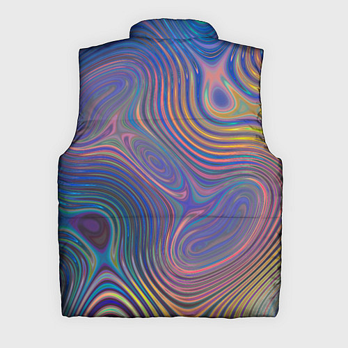 Мужской жилет Абстрактная рябь / 3D-Черный – фото 2