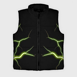 Мужской жилет Color green black