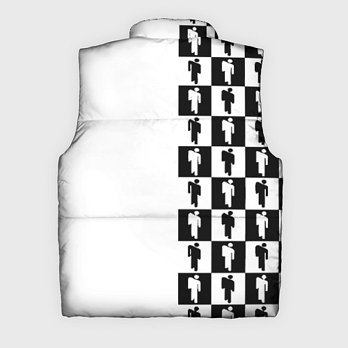 Мужской жилет Ювентус паттерн люди / 3D-Черный – фото 2