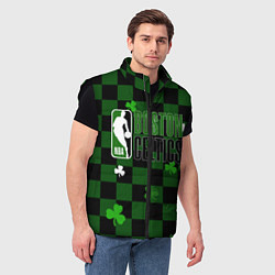 Мужской жилет NBA Boston Celtics, цвет: 3D-черный — фото 2