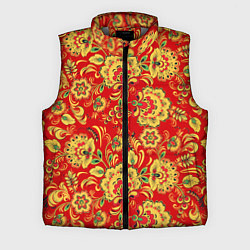 Мужской жилет Хохлома, цвет: 3D-светло-серый