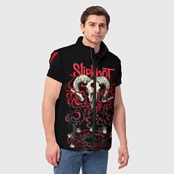 Мужской жилет Slipknot, цвет: 3D-красный — фото 2