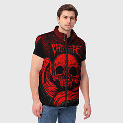Мужской жилет BFMV: Red Skull, цвет: 3D-красный — фото 2