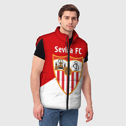 Мужской жилет Sevilla FC, цвет: 3D-красный — фото 2