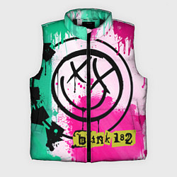 Мужской жилет Blink-182: Purple Smile, цвет: 3D-черный