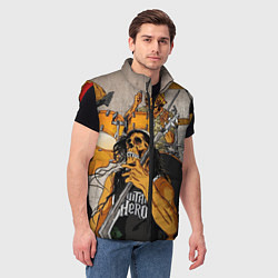 Мужской жилет Metallica: Guitar Hero, цвет: 3D-красный — фото 2