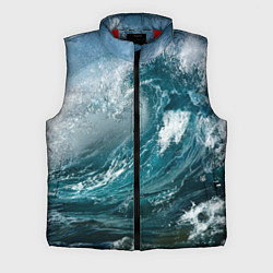Мужской жилет Волна, цвет: 3D-красный