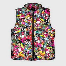 Мужской жилет Стикербомбинг, цвет: 3D-красный