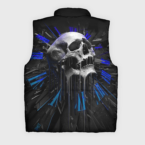 Мужской жилет Череп / 3D-Светло-серый – фото 2