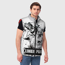 Мужской жилет Linkin Park, цвет: 3D-красный — фото 2