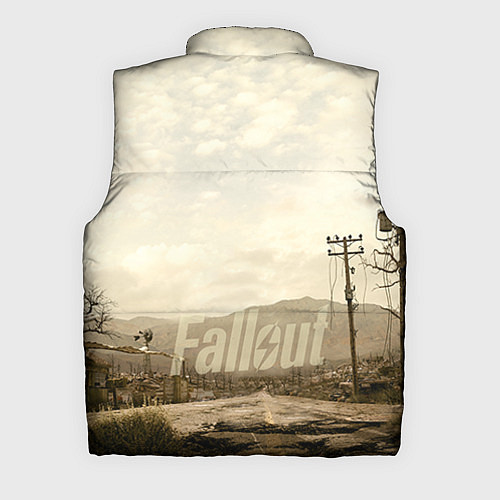 Мужской жилет Fallout City / 3D-Красный – фото 2