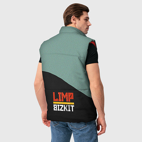 Мужской жилет Limp Bizkit: Faith Face / 3D-Красный – фото 4