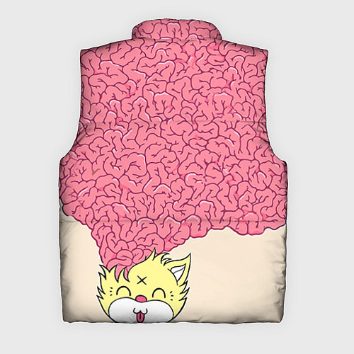 Мужской жилет Drop Dead: Pink Brains / 3D-Красный – фото 2