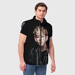 Мужской жилет Вишня, цвет: 3D-светло-серый — фото 2