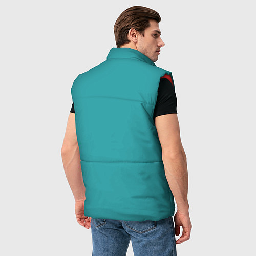 Мужской жилет Пингвин с фотоаппаратом / 3D-Красный – фото 4