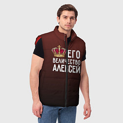 Мужской жилет Его величество Алексей, цвет: 3D-красный — фото 2