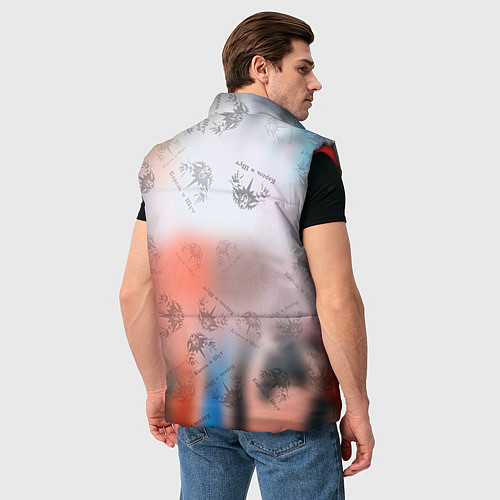 Мужской жилет Король и Шут / 3D-Красный – фото 4