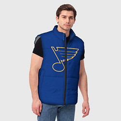Мужской жилет St Louis Blues: Tarasenko 91, цвет: 3D-светло-серый — фото 2