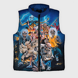 Мужской жилет Iron Maiden: Skeletons, цвет: 3D-черный