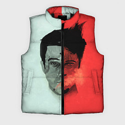Мужской жилет Norton: White & Red, цвет: 3D-черный