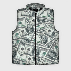 Мужской жилет Банкноты, цвет: 3D-черный