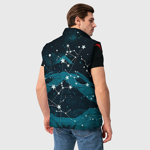 Мужской жилет Chemical Brothers: Space / 3D-Красный – фото 4