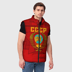 Мужской жилет СССР, цвет: 3D-черный — фото 2