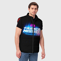 Мужской жилет Trancemission: Trance we love, цвет: 3D-красный — фото 2