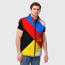 Мужской жилет Вечная Россия, цвет: 3D-красный — фото 2