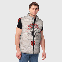 Мужской жилет RHCP: Red Tree, цвет: 3D-красный — фото 2