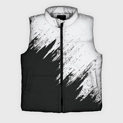 Мужской жилет Черно-белый разрыв, цвет: 3D-светло-серый