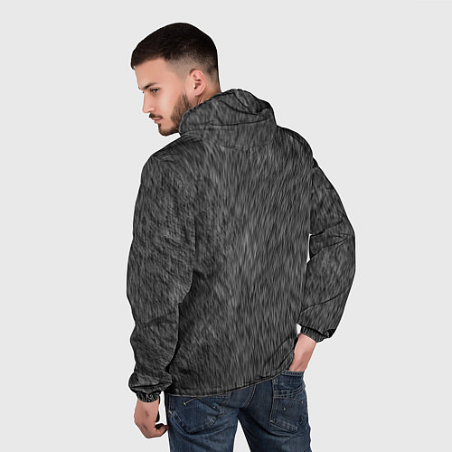 Мужская ветровка Взгляд / 3D-Черный – фото 4