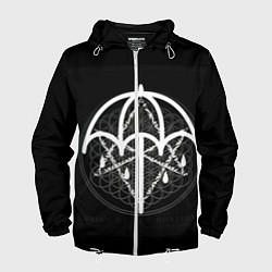 Ветровка с капюшоном мужская BMTH: Rain Symbol, цвет: 3D-белый